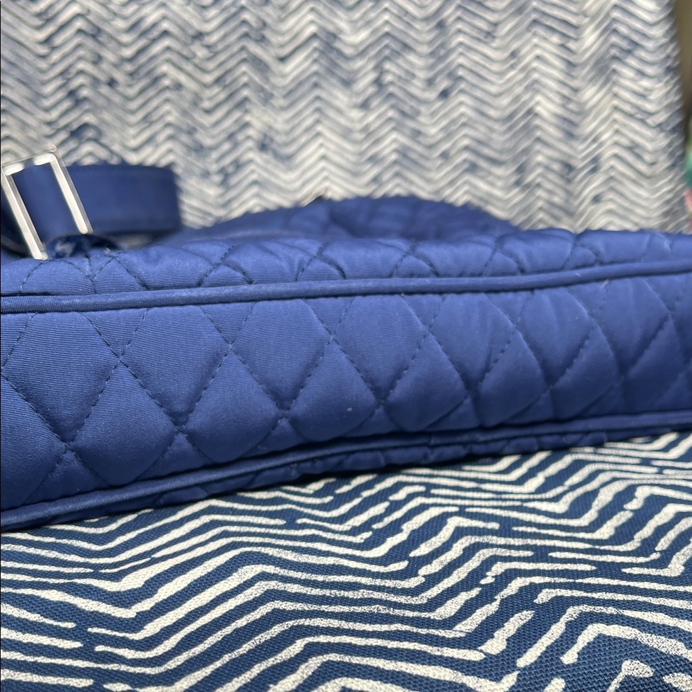 Vera Bradley Royal Blue Quilted Crossbody - Picture 4 of 7
